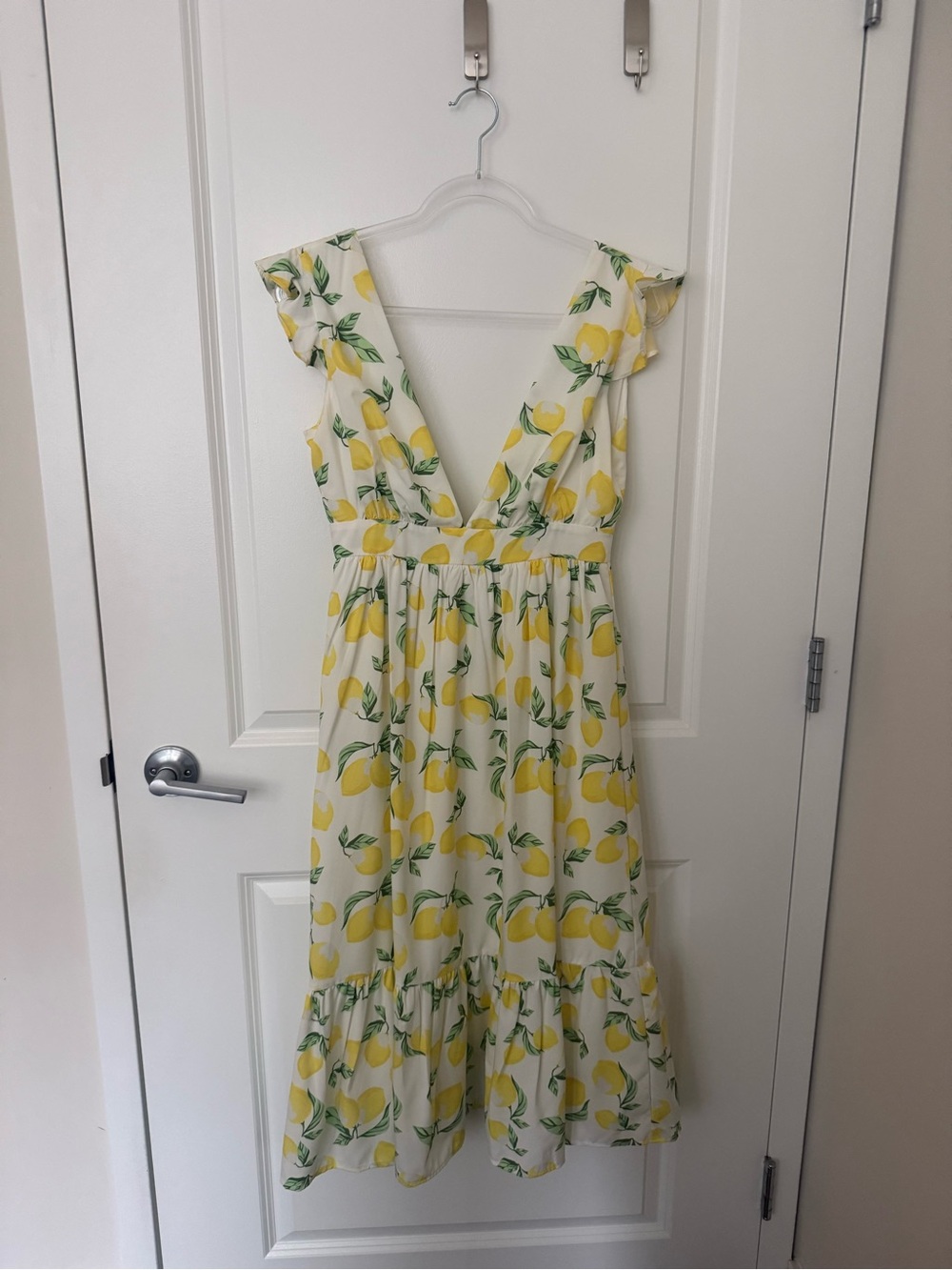 Lemon Print Summer Dress from Caitlin Covington X Pink Lily collection.